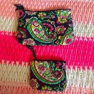 Vera Bradley coin purse and bag bundle